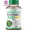 Digestive Enzymes 1000MG plus Prebiotics & Probiotics Supplement, 180 Capsules, 