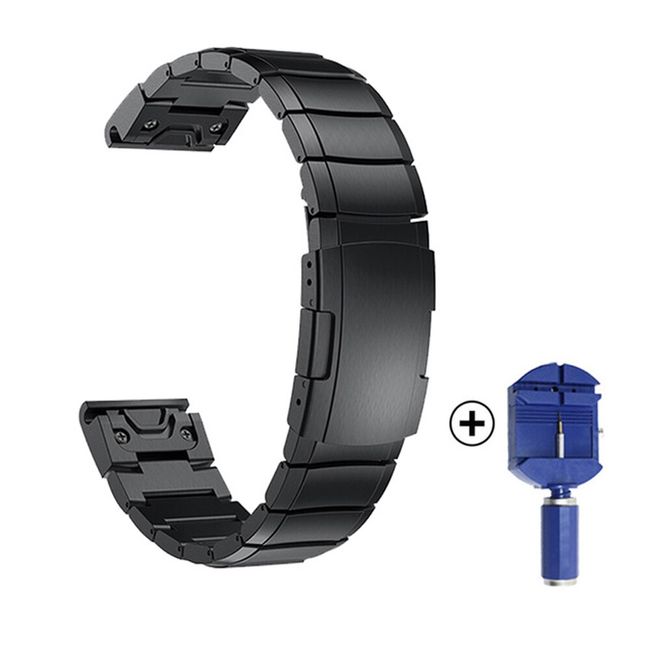 22/26mm Metal Bracelet Quickfit Bands For Garmin Fenix 7X Pro