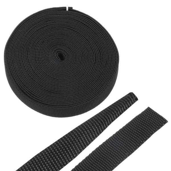 Braided Cable Sleeves , 1/2" 26ft Black PET Heat Shrinkable Cord Protector