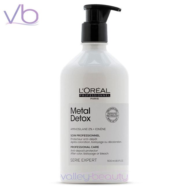 L'OREAL Metal Detox Soin | Professional Anti Metal Deposit Conditioner, 500ml