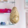 Himalayan Marble Pear Drop Light Pull - Fossilstone