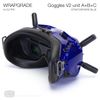 WRAPGRADE for DJI FPV Goggles V2 Skin Seal (Stratosphere Blue)