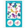 Wrapping Paper 12366A"Butterflies" Gift Wrap Pack with 2 Sheets & 2 Tags, Plastic Free & Fully Recyclable, Multicoloured