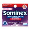 Sominex Nighttime Sleep-Aid Tablets, Maximum Strength Formula, Single Dose,