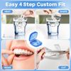Custom Tray, Whitening Kit, 4 Mouthguards for Bruxizing, Plasticity Guard with Storage Box