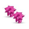 Bowmar Archery Nose Button, Extremely Light Weight, Creates Consistent Anchor Point, Two Sizes Included (Pink)