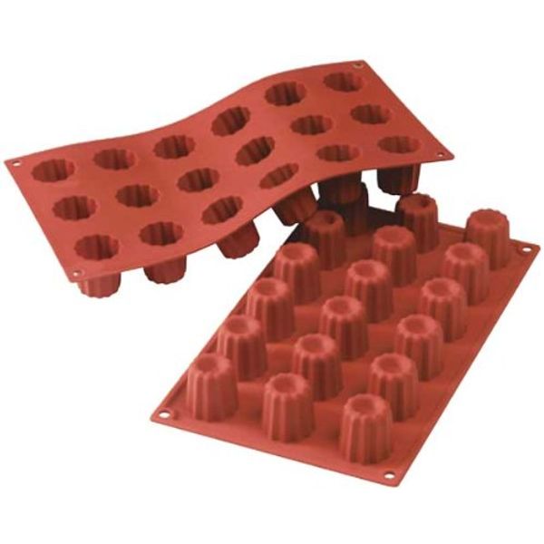 Silicone Mart SF033 Small Caneer, 18 Count