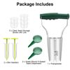 9'' Adjustable Handle Bulb Planter Set Garden Seed Sower Dispenser