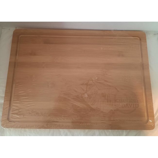 In The Kitchen With David Bamboo Cutting Board 18 × 13