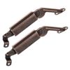 sourcing map 2 Pcs Left Right Spring Lid Hinge, Lid Stay Support Hinges for Box, Cabinet, Reddish Bronze