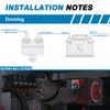 GLOSO Stud Type Circuit Breakers, Crosswise Bracket, Auto Reset (T1) - 5 Pack (30A) E512