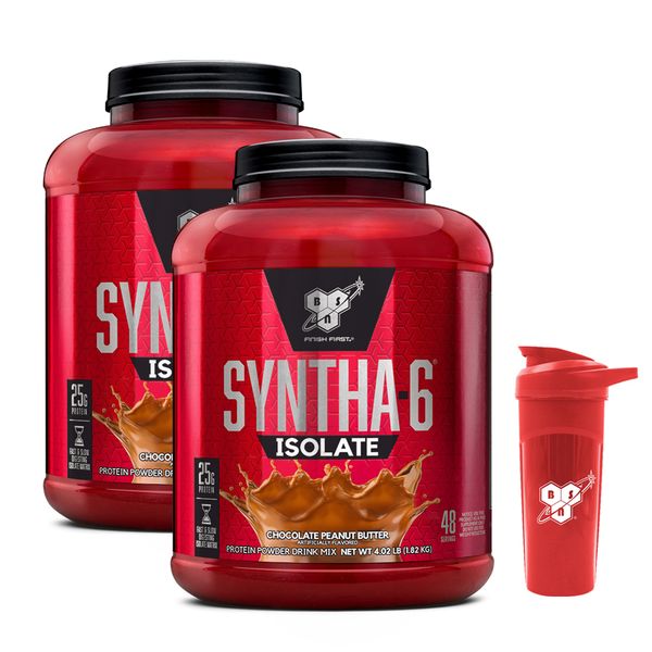 [+Shaker] 1&amp;1 Syntha6 Isolate 1.82kg Choco Peanut Butter / Complex Protein Syntha6 Whey Protein Isolate