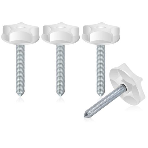 drado 4 Pack Headboard Fixings, M8 Headboard Bolts for Bed, Headboard Screws 105 MM with Screws and Washers Bed Headboard Bolts