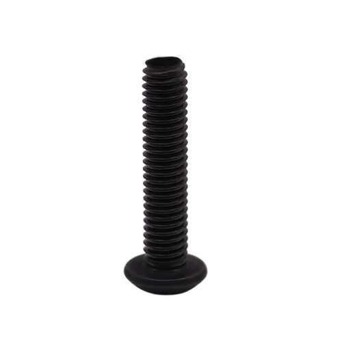 RISON Titanium Screws M3 X 18mm Titanium Torx Button Head Screws 10Pcs Black ISO7380 Half Round Head Torx Drive Titanium Screw GR2 Titanium Bolts