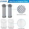 Tineco A10/A11 Compatible Replacement Filters - Easy Install, Reusable, 4-Pack