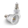 JUNSHI E14 to E27 Adapter Lamp Socket Converter,Small Screw to Edison Screw Adapter,2 Pack