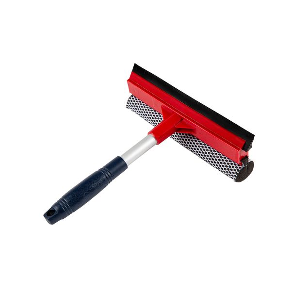 DSV Standard Window Squeegee for Window Cleaning, Window Cleaner Tool for Car Windshield, Shower Door, Boat | 2-in-1 Mini Squeegee for Home | Windshield Squeegee Kit for Car Windows