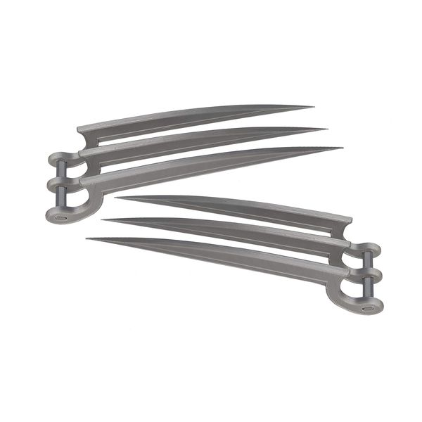 Child Wolverine Claws Cosplay 3D Printed Props Gift Silver