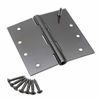 Door Hinges Bright Chrome Square Hinge 4" x 4" | Renovator's Supply