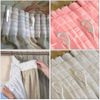White Plastic Curtain Hooks - 100PCS for Door, Window, Shower
