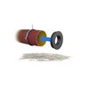 Crassus, rubber adaptor CGA, EPDM, black, CRA10006