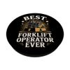 Coffee First Then Forklift Operator PopSockets Adhesive PopGrip