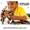 JITTERYGIT Mech Robot Soldier Glow In The Dark Bricks Toy STEM Gift Set, Para De