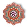 Mandala Colorful Om Pattern - Magnet - Car Fridge Locker - 3"