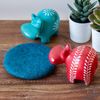 Global Crafts Blue Soapstone Hippo