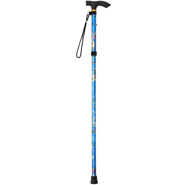 Register for LINE to receive a 200 yen discount coupon. Folding cane, lightweight, for women, adjustable length, folding cane, compact, portable, for men, nursing care, floral pattern, stylish, lightweight, extendable, walking stick, for women, for men, f