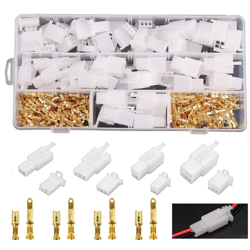 Samcos Connector Kit, Flat Terminals, Wire Cleaner, Connectors, Coupler ...