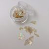 Naility! Rough Cut Shell Seat, Beige, 0.1 oz (2.5 g)