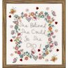 Bothy Threads Love Note 23x26cm XKA17 Counted Cross Stitch Kit Multicoloured