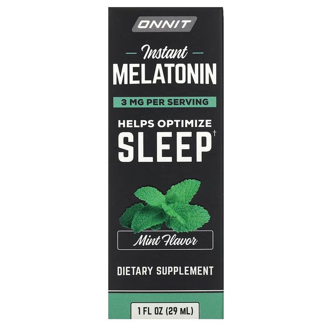 ONNIT Instant Melatonin Spray Optimize SLEEP Mint Flavor • 1 fl oz