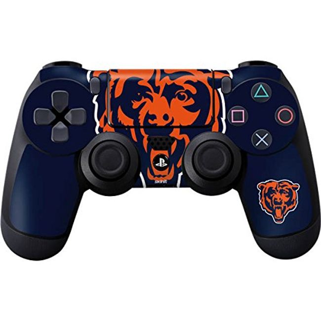 Skinit Decal Gaming Skin Compatible with PS4 Controller - Officially Licensed NFL Chicago Bears Large Logo Design