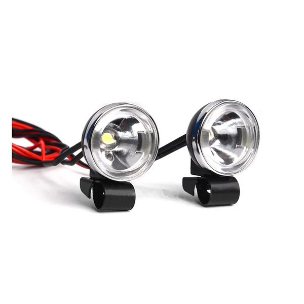 SHEAWA 1/10 RC Car Spotlight, LED Lamp, Work Light, Daylight, Modification, Universal Part, Compatible with Traxxas TRX-4 and AXIAL SCX10 (Type-A)