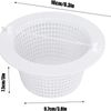 2Pcs Skimmer Baskets, Above Ground Swimming Pool Filter Basket Replacement Parts