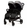Ickle Bubba Venus Max Double Stroller Black / Space Grey / Black