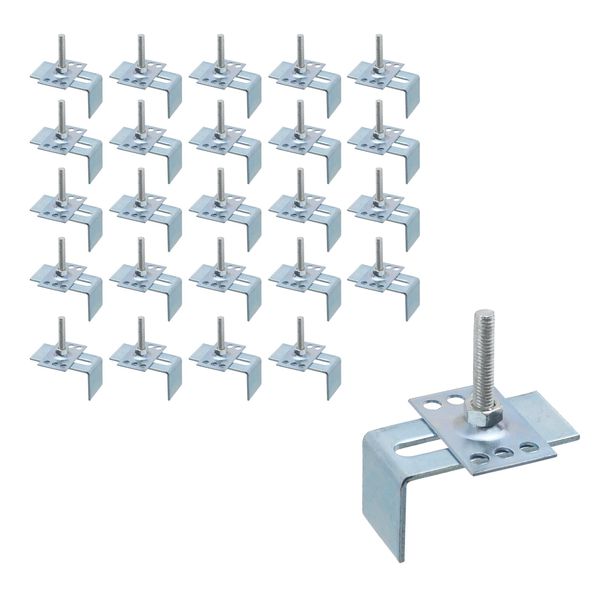 UTALIND 24 Pack Undermount Sink Clips Kitchen Sink Brackets Basin Clips for Bathroom Sink Mounting Hardware