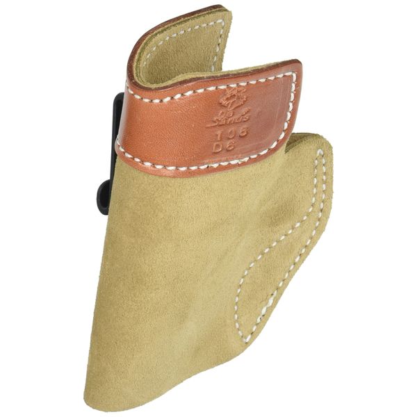 DeSantis Sof-Tuck Gun Holster with Adjustable Cant, IWB Holster, Fits GLOCK 43, 43X, KAHR K9, K40, P9, P40, MK9, KAHR MK40, PM9, PM40, Unisex Holster, Right Hand-Draw, Tan