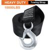 HEAVY DUTY BOAT TRAILER TOW REPLACEMENT WINCH STRAP ROPE 2" x20' WITH SNAP HOOK