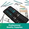 Free Hand Professional Art Set - Drawing, Sketching and Charcoal Pencils. 100 Page Drawing Pad. Kneaded Eraser included. Art Kit for Kids, Teens and Adults