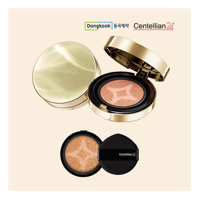 [Centellian 24] [Basic Package] [Pink] Dongkuk Pharmaceutical Madeca Glow Veil Cover Cushion Pink 13g