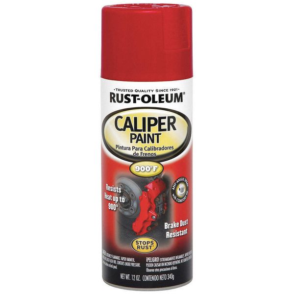 RUST-OLEUM 251591 Spray Paint,Red,12 oz. 6PET9