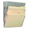 Officemate Wall Files, Letter/A4 Size, Clear, 3 Pack (21424)