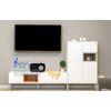Black Bluetooth speaker MP3 Player Function Equipped with Retro AM FM Radio