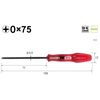 Vessel B-5100 Power Grip Precision Shaft Driver +0 x 75