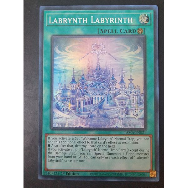 Labrynth Labyrinth - TAMA-EN021 - Tactical Masters - Super Rare - 1st Edition
