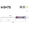 Crystal Line Screw Driver (Precision Type), No.6900
