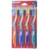Claradent 4 Pack Toothbrushes - Bumper Family Pack